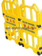 Yellow Elevator Spare Parts 7.5KGS Lift Safety Barrier HDPE Made YF SM4P